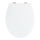WENKO 24516100-WC WC-Sitz, Tragkraft 300/350 kg, 37x44,5 cm, weiß/silber