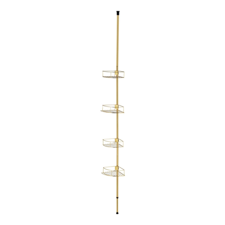 WENKO 24569100-Eckregal DOLCEDO 31x275 cm goldfarben