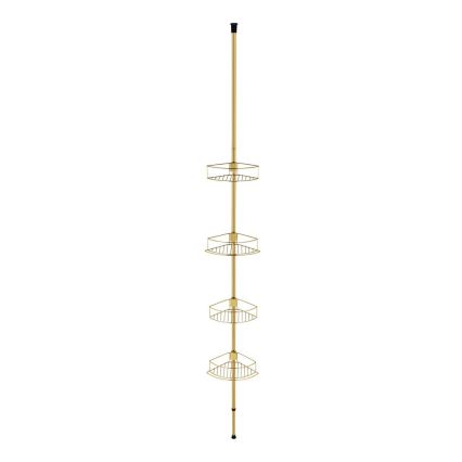 WENKO 24569100-Eckregal DOLCEDO 31x275 cm goldfarben