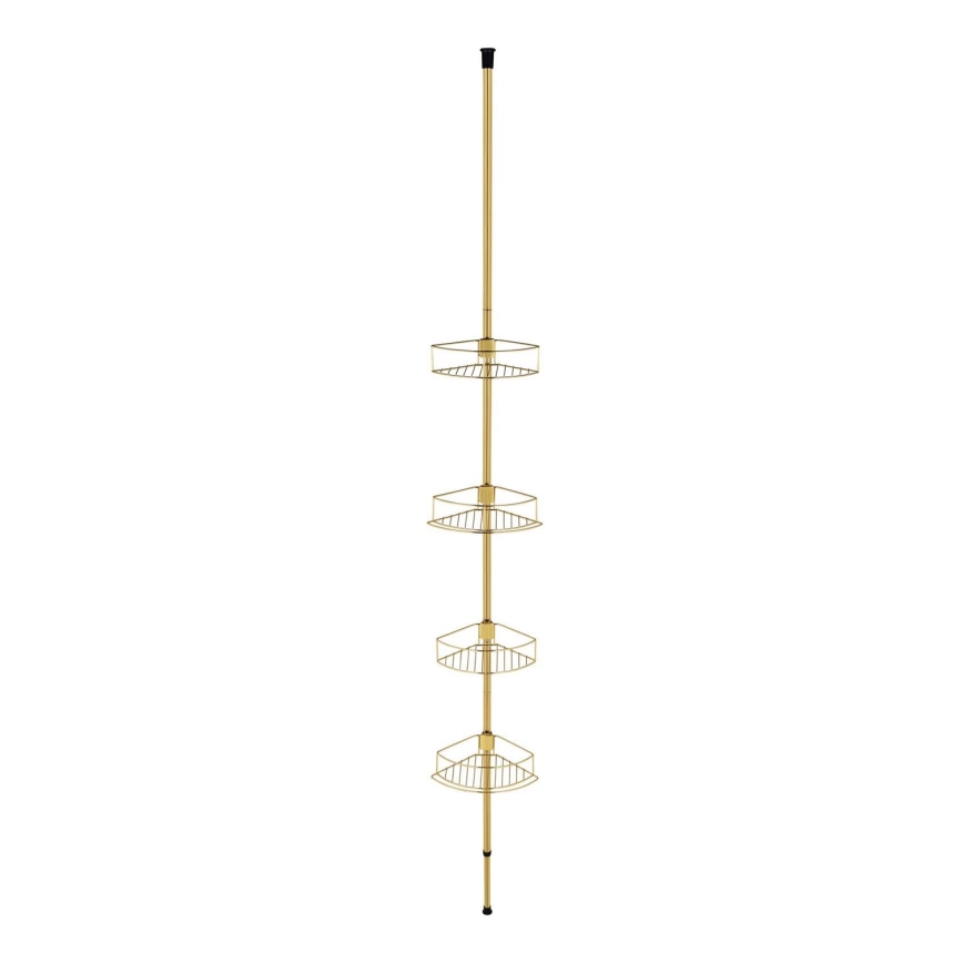 WENKO 24569100-Eckregal DOLCEDO 31x275 cm goldfarben
