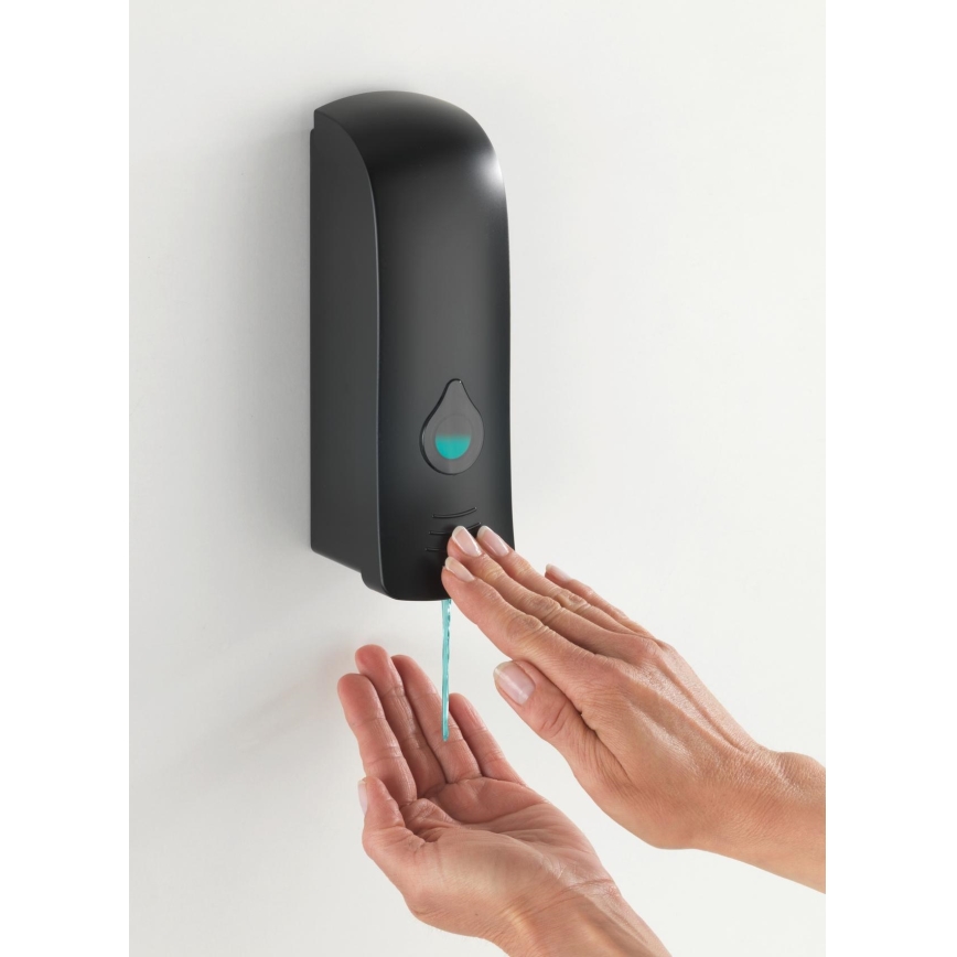 WENKO 24589100-Seifenspender RANERA 280 ml schwarz