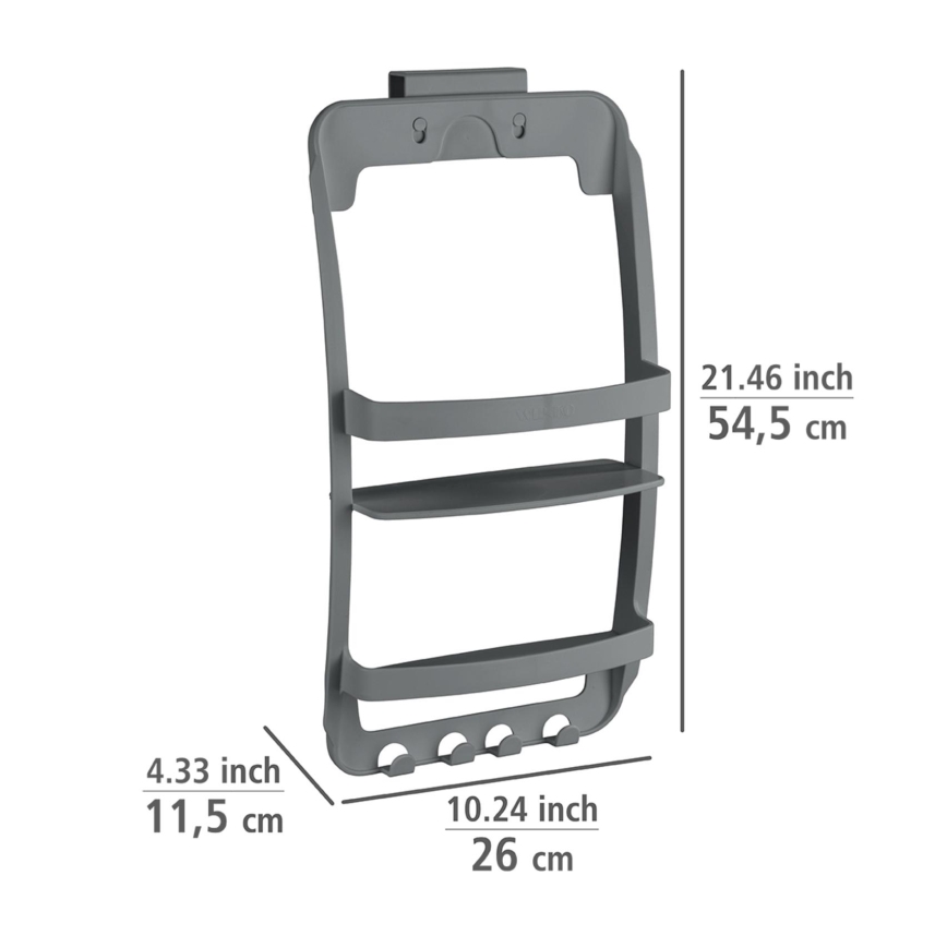 WENKO 24633100 - Regal UNIVERSAL 26x54,5 cm anthrazit