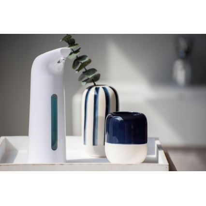 WENKO 24841100-Seifenspender LARINO 9x21,5 cm weiß