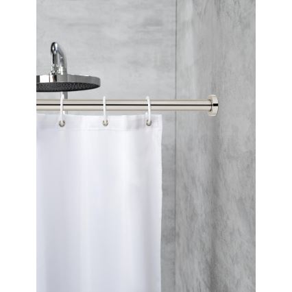 WENKO 24888100 - Duschstange LUZ 185x2,8 cm Edelstahl/glänzender Chrom