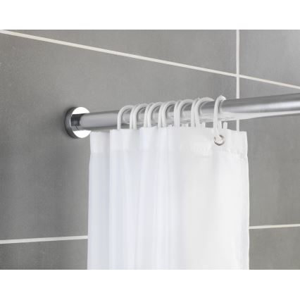 WENKO 24888100 - Duschstange LUZ 185x2,8 cm Edelstahl/glänzender Chrom
