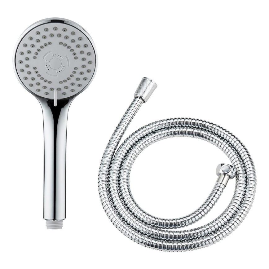 WENKO 24918100 - Duschkopf BASIC LINE 9,5x9,5 cm glänzender Chrom/Silber