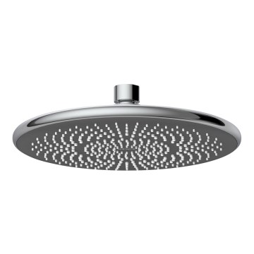 WENKO 24926100 - Duschkopf Wassersparsystem 22,5x22,5 cm glänzender Chrom/Grau