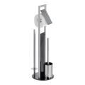 WENKO 24981800 - WC-Set RAVINA 20x70 cm Edelstahl/silber