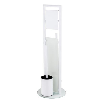 WENKO 24983800 - WC-Set RAVINA 20x70 cm Edelstahl/weiß