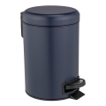 WENKO 25153100 - Mülleimer LEMAN 17x25 cm blau/schwarz
