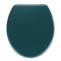 WENKO 25171100-WC WC-Sitz PRIMA 37x41 cm grün/silber