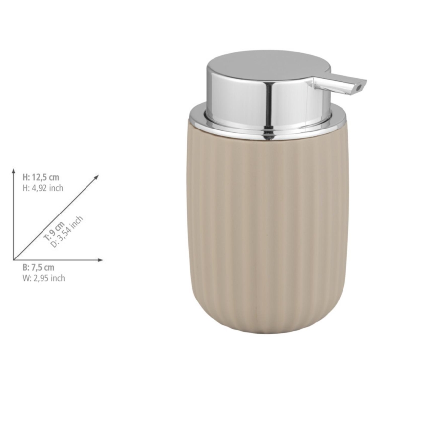 WENKO 25184100 - Seifenspender AGROPOLI 250 ml beige