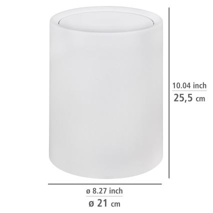 WENKO 25209100 - Korb ATRI 21x25,5 cm, weiß