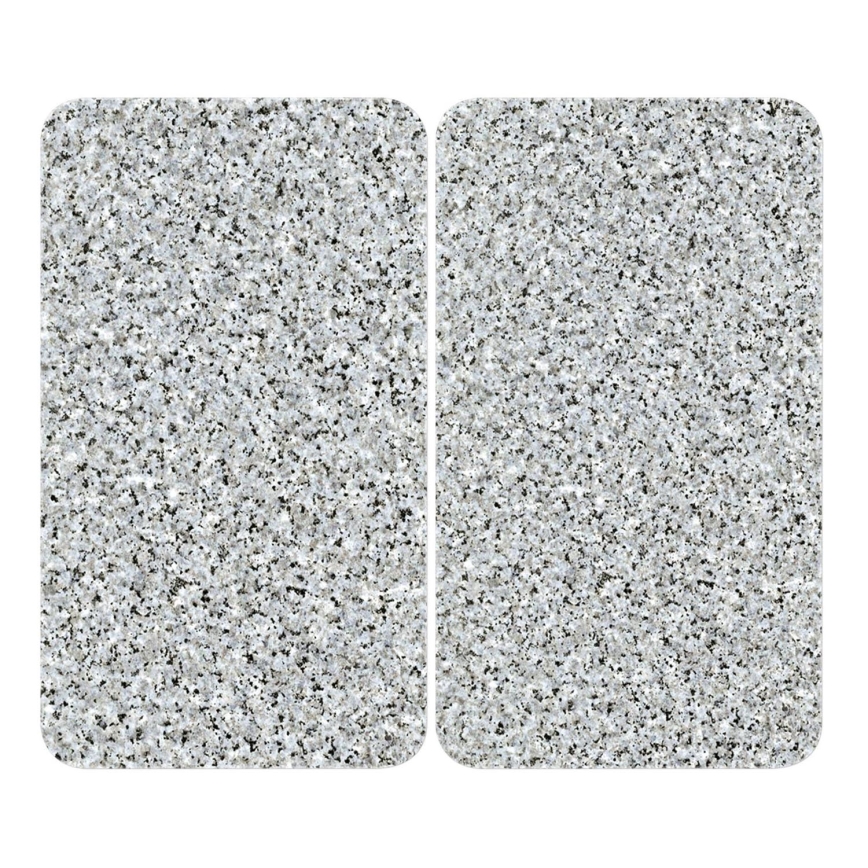 WENKO 2521120500-Abdeckung für Platte ABDECKPLATTE - NEUTRAL 30x52 cm Granit/mehrfarbig
