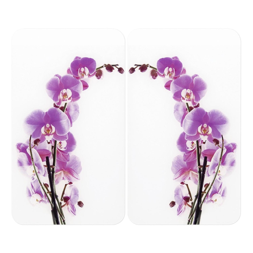 WENKO 2521433500 - Abdeckplatte - Blume/Pflanze 30 x 52 cm, mehrfarbig