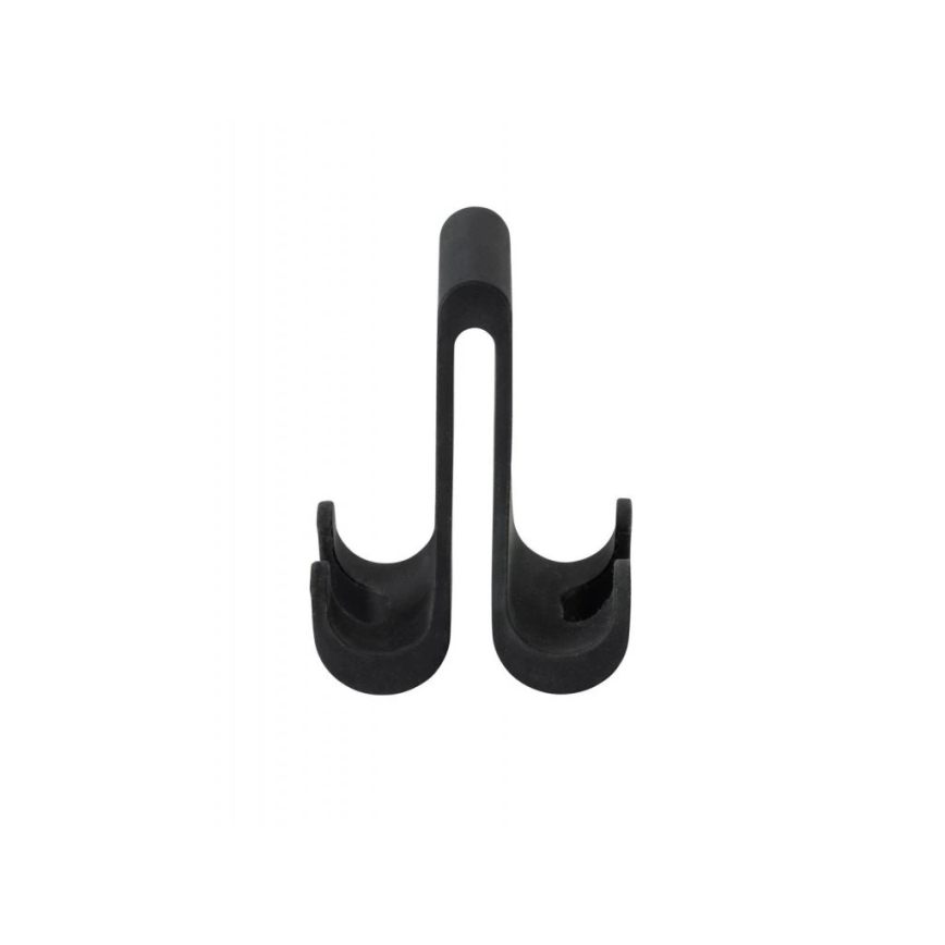 WENKO 25229100-Haken VERNA DUO 5x9,5 cm schwarz