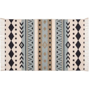 WENKO 25277100-Badematte RECYCLED COTTON 80x50 cm mehrfarbig