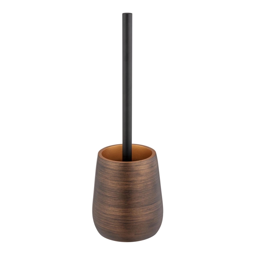 WENKO 25354100 - WC-Bürste PALENA 12,5x37 cm bronzefarben