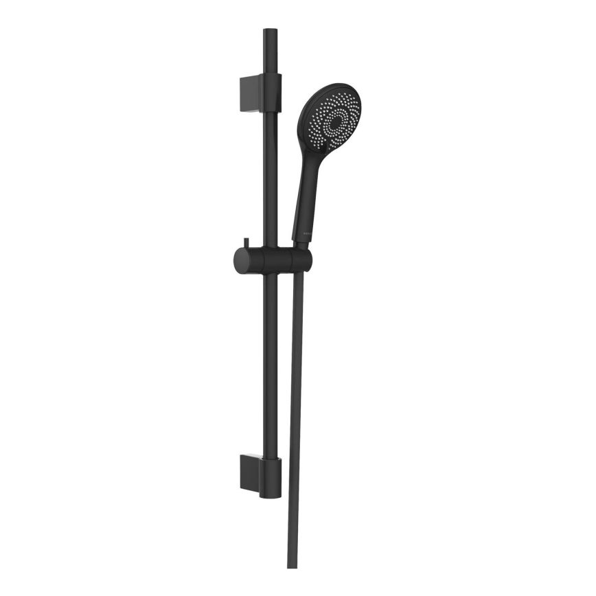WENKO 25453100 - Duschset Wassersparsystem 70 cm schwarz