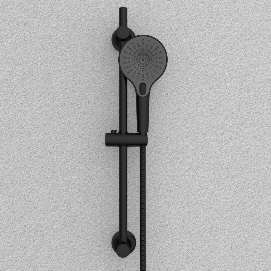 WENKO 25463100 - Duschstange LIBERTÀ 70 cm schwarz