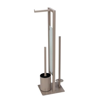 WENKO 25553100 - WC-Bürste RIVALTA 18x70 cm beige/schwarz