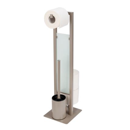 WENKO 25553100 - WC-Bürste RIVALTA 18x70 cm beige/schwarz