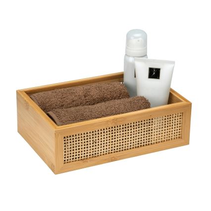 WENKO 25602100 - Badewannentablett ALLEGRE 22x15 cm braun