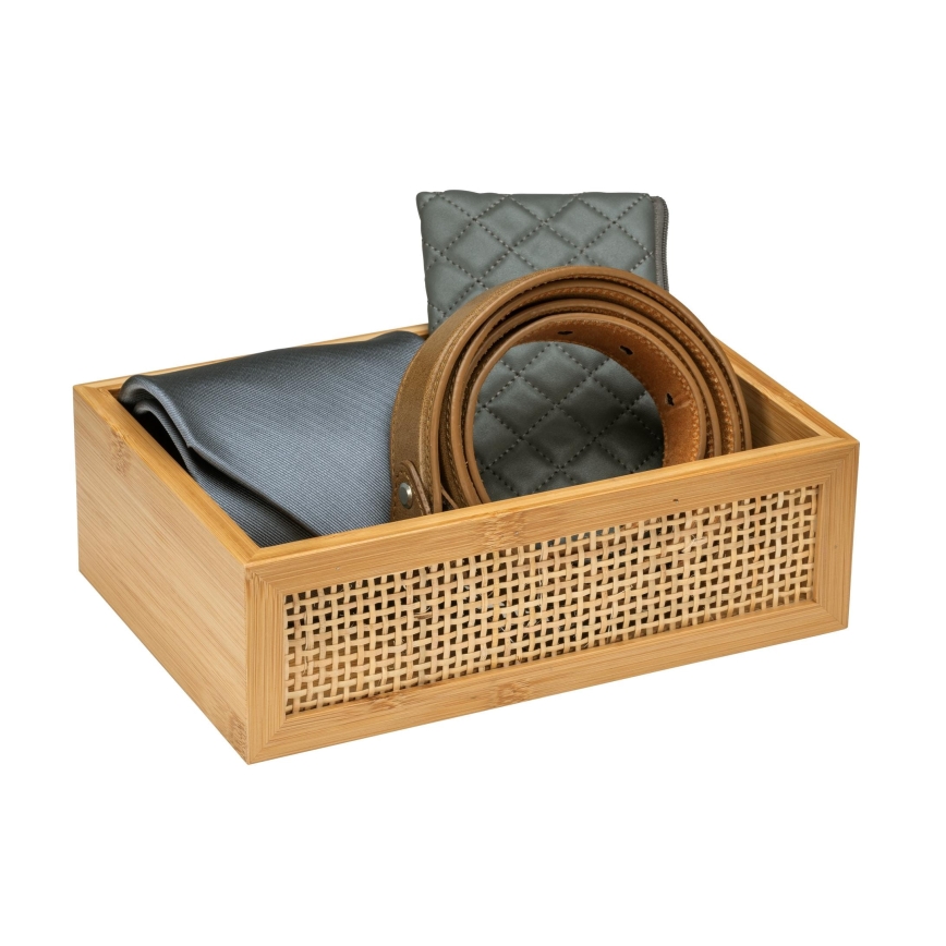 WENKO 25602100 - Badewannentablett ALLEGRE 22x15 cm braun