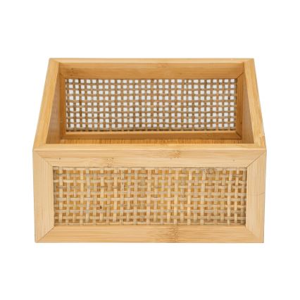 WENKO 25602100 - Badewannentablett ALLEGRE 22x15 cm braun