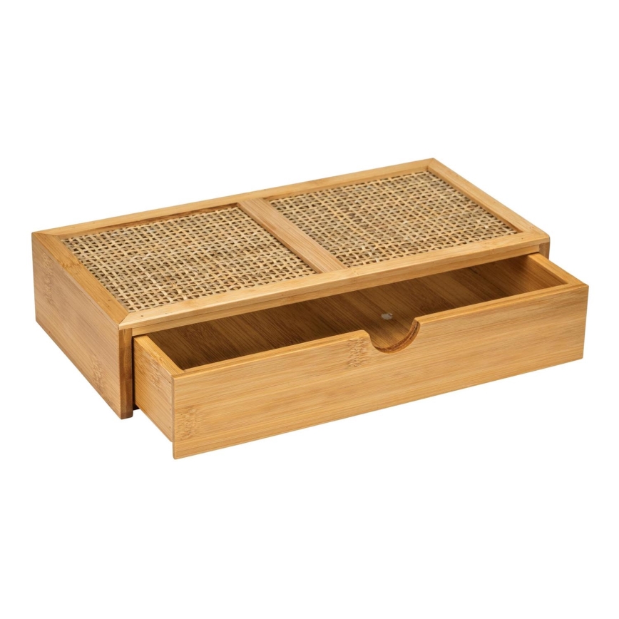 WENKO 25603100 – Organizer ALLEGRE 28x14 cm braun