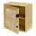 WENKO 25613100 - Schrank ALLEGRE 30x30 cm braun