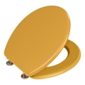 WENKO 25792100 - WC-Sitz PRIMA 37x41 cm gelb/silber