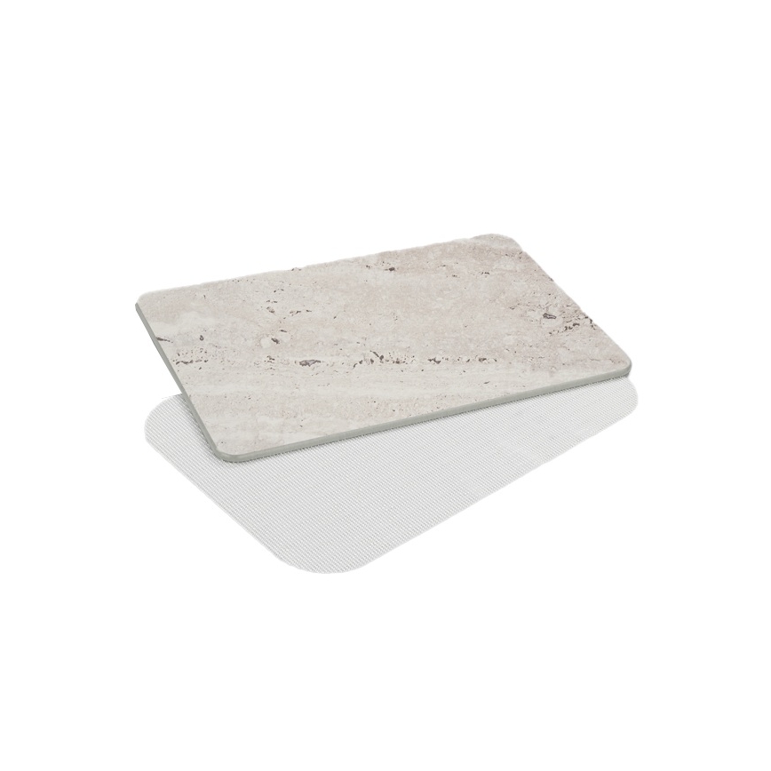 WENKO 25964100 - Badematte PUNA 39 x 60 cm grau