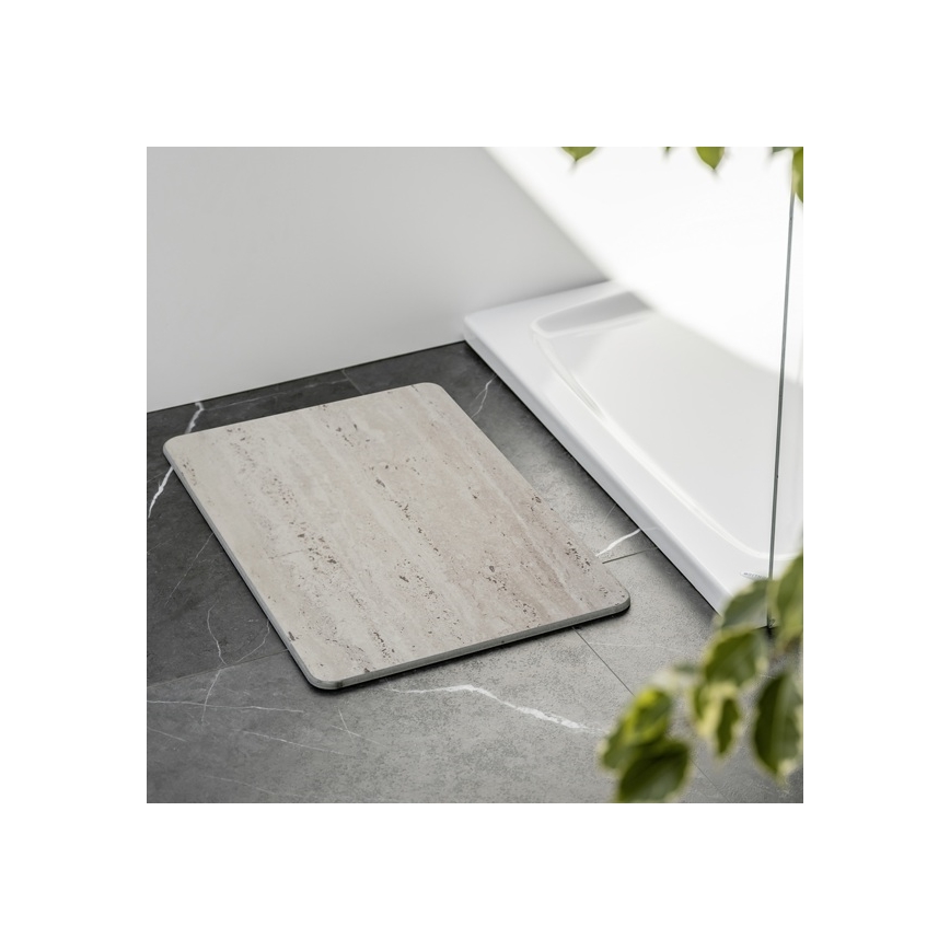 WENKO 25964100 - Badematte PUNA 39 x 60 cm grau