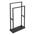 WENKO 26056100 - Handtuchständer RIVALTA 46x80 cm Edelstahl/Schwarz