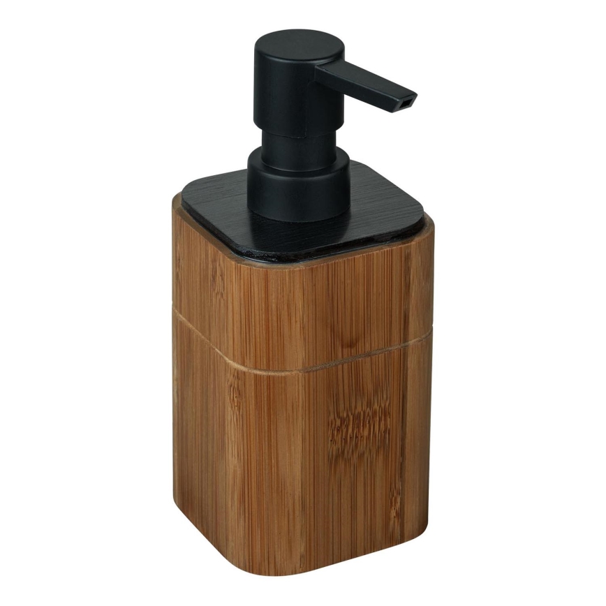 WENKO 26102100 - Seifenspender SERRO 7,5x16,5 cm braun/schwarz