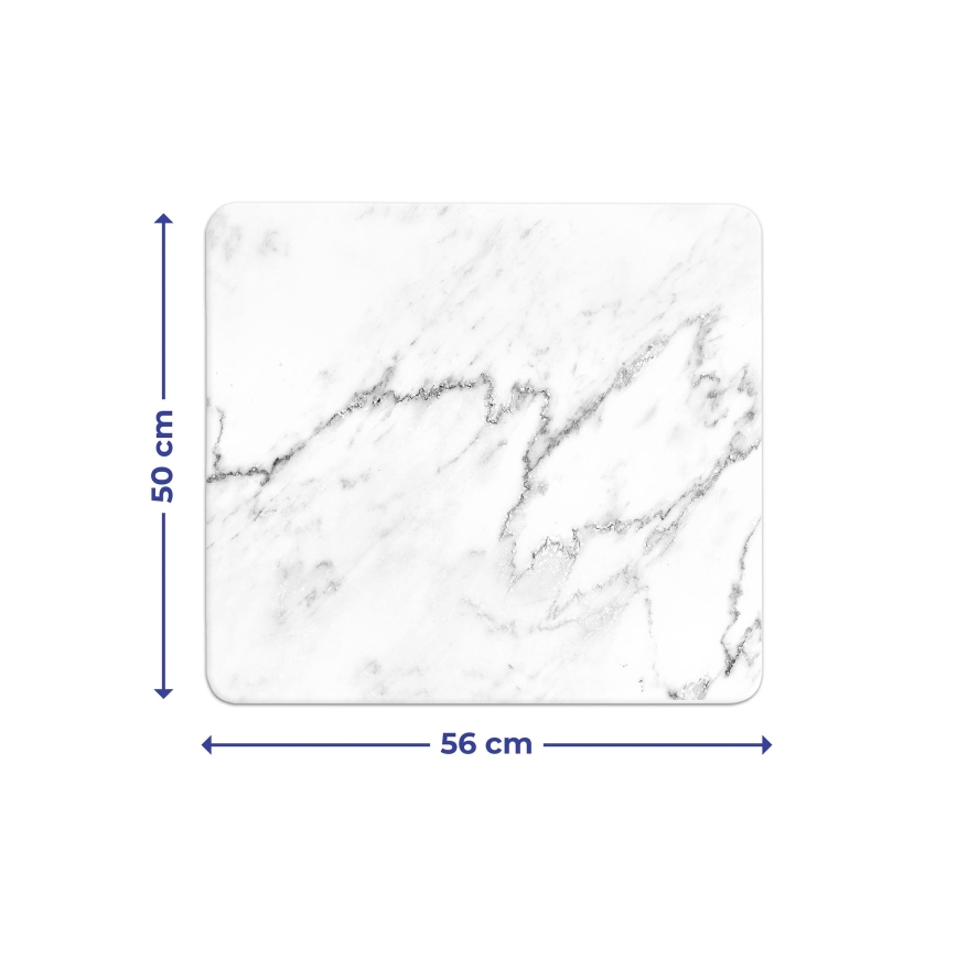 WENKO 2712929500 - Abdeckplatte NEUTRAL 56 x 50 cm, mehrfarbig/transparent