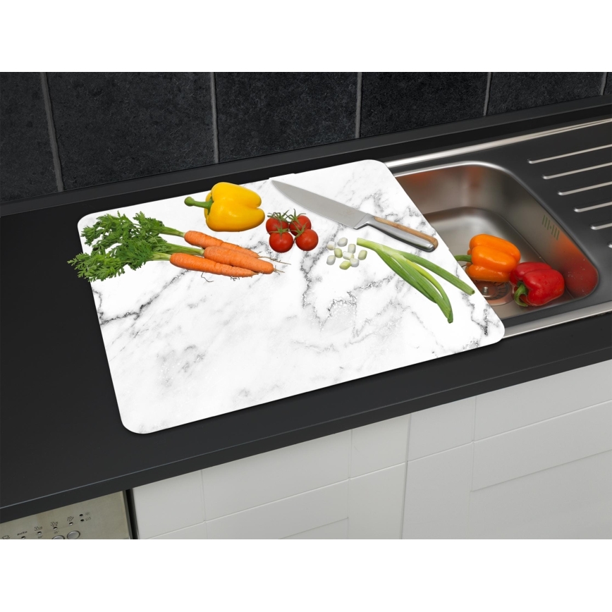 WENKO 2712929500 - Abdeckplatte NEUTRAL 56 x 50 cm, mehrfarbig/transparent