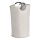 WENKO 3440001100 - Wäschekorb STONE 38x72 cm Beige/Silber/Schwarz