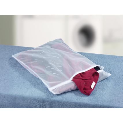 WENKO 3751700100 - Wäschenetz JUMBO 50x70 cm weiß