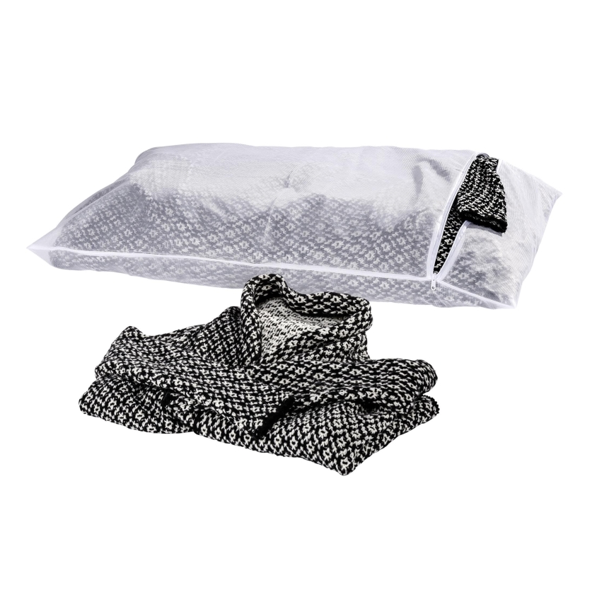 WENKO 3751900100 - Wäschenetz 90x60 cm weiß
