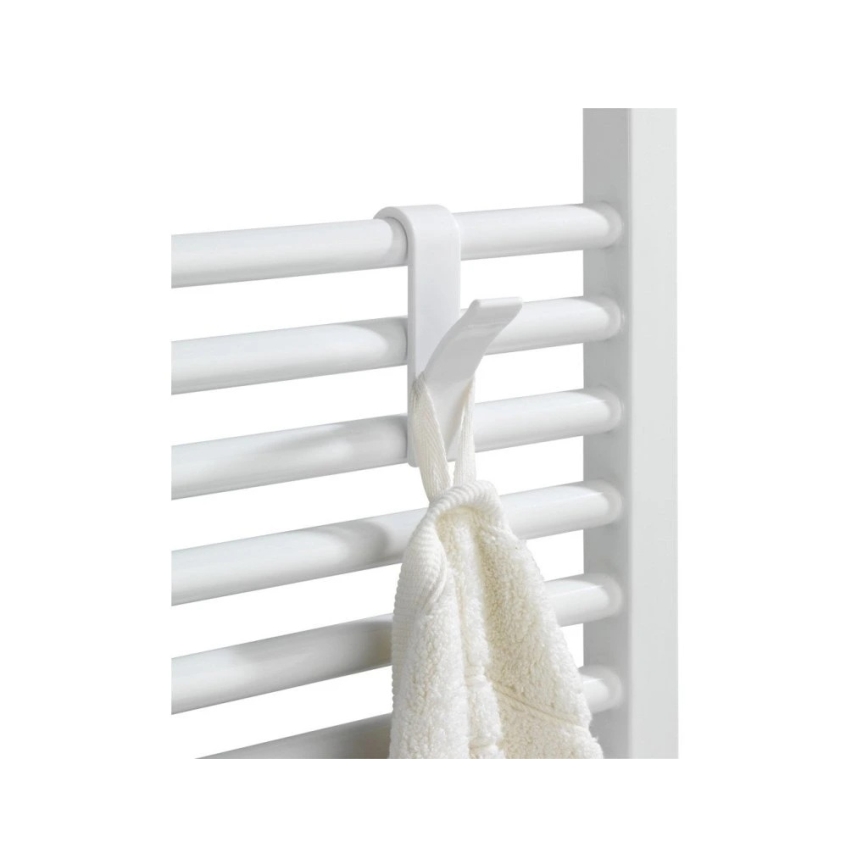 WENKO 4468160100-Haken 2,5x10,5 cm weiß