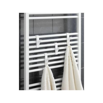 WENKO 4468160100-Haken 2,5x10,5 cm weiß