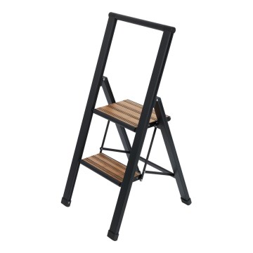 WENKO 50482100 - ALU-DESIGN Trittleiter 44x101 cm schwarz
