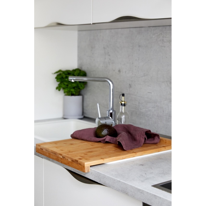 WENKO 53033100 - Schneidebrett 45x35 cm braun