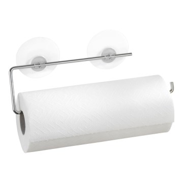 WENKO 53130100 - Küchentuchhalter STATIC-LOC 30x8,5 cm silber/klar