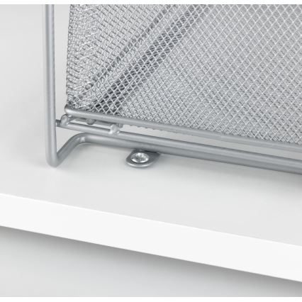 WENKO 53140800 - GIOMA Wandregal 35 x 33,5 cm, silber