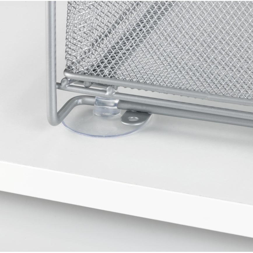 WENKO 53140800 - GIOMA Wandregal 35 x 33,5 cm, silber