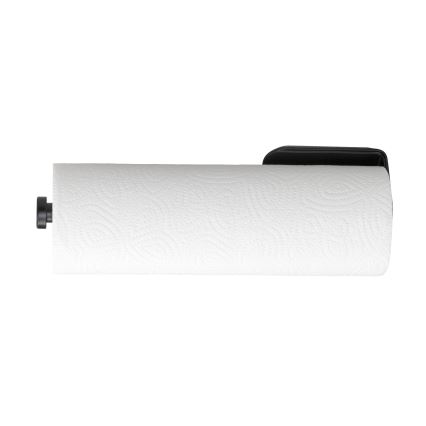 WENKO 53214100 - Rollenhalter NIO 27,5x7 cm schwarz