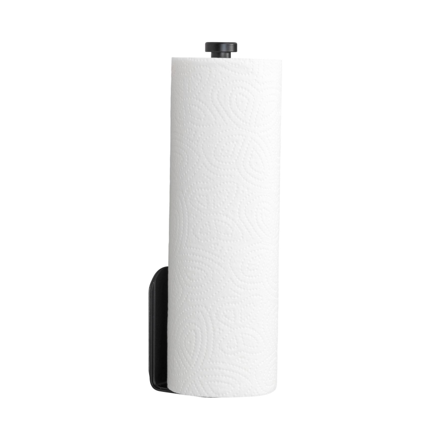 WENKO 53214100 - Rollenhalter NIO 27,5x7 cm schwarz